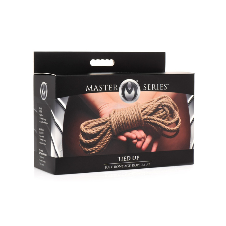 Master Series Tied Up Jute Bondage Rope 7,6m