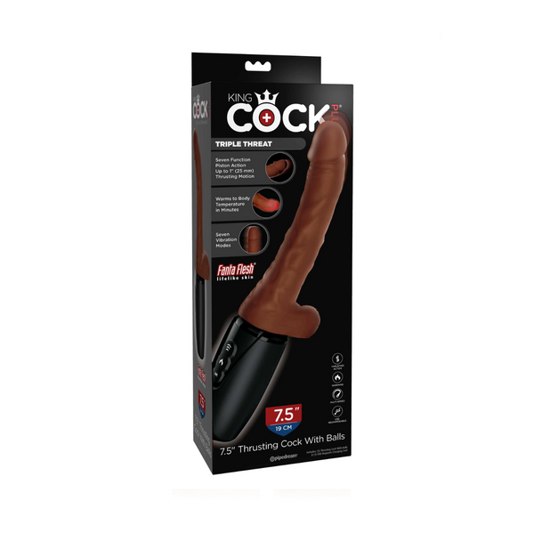 Pipedream King Cock Thrusting Cock with Balls