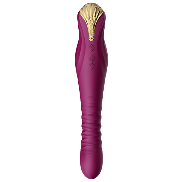 Wibrator Zalo King Vibrating Thruster Velvet Purple