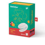 Wibrator dla par z aplikacją Satisfyer Double Joy White