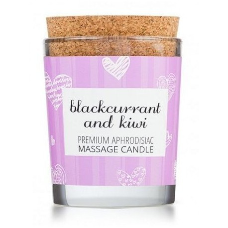 Свічка для масажу Enjoy It! Чорна смородина та ківі 70 мл Magnetifico