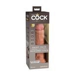 Pipedream King Cock Elite Silicone Dual Density Cock 8