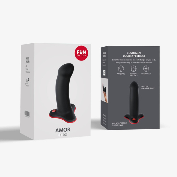 Dildo Fun Factory Amor Black / Red