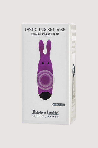 Міні Вібратор Кролик Lastic Pocket Vibe Lila Adrien Lastic