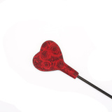 Liebe Seele Kinbaku Ukiyoe Red Rosy Leather Mini Crop