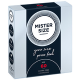 Mister.Size 60 mm Condoms 3 Pieces