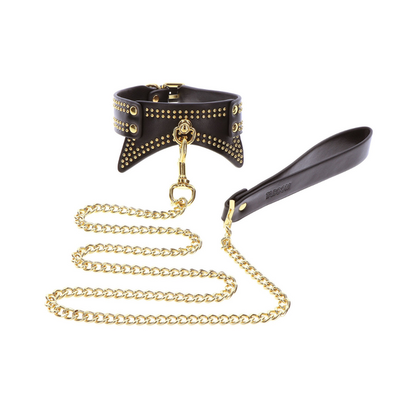 Нашийник зі шлеєю Vogue Studded Collar And Leash Taboom