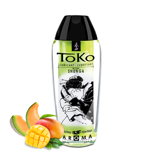 Їстівний лубрикант з ароматом дині та манго Toko Aroma Personal Lubricant Melon-Mango 165Ml Shunga
