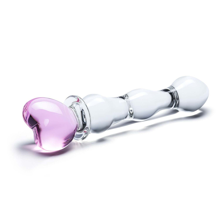 Dildo z zakończeniem w kształcie serca Glas Sweetheart Glass Dildo