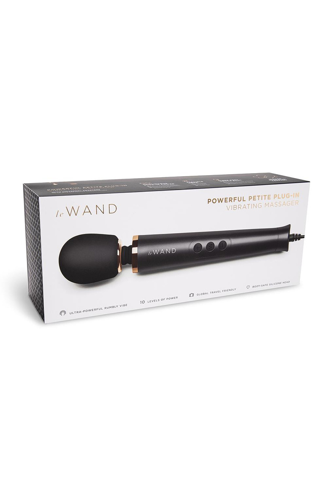 LE WAND POWERFUL PETITE PLUG IN BLACK