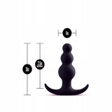 Платиновий анальний пробка Beaded Plug Anal Adventures