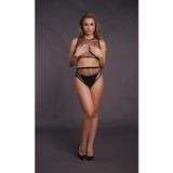 Komplet 2 Pc Crop Top Black OS Le Desir