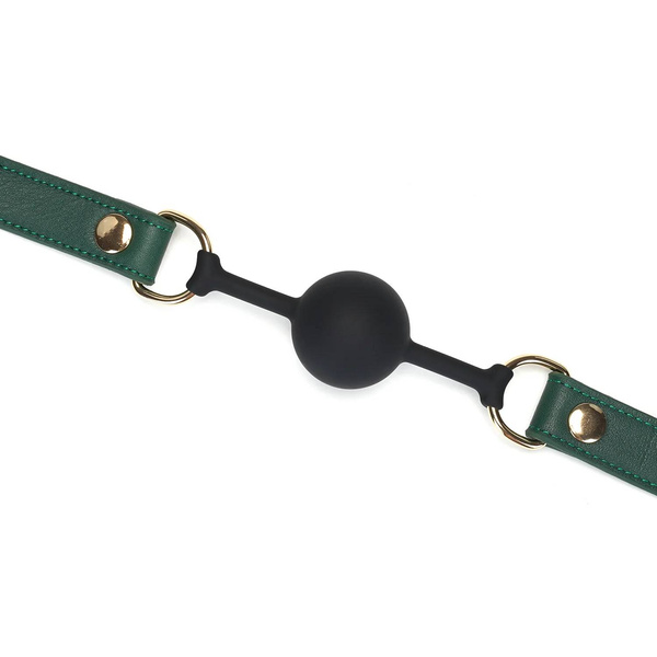 Mossy Chic Leather Ball Gag Liebe Seele