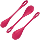 Zestaw treningowy do mięśni kegla Satisfyer Yoni Power 1 Red