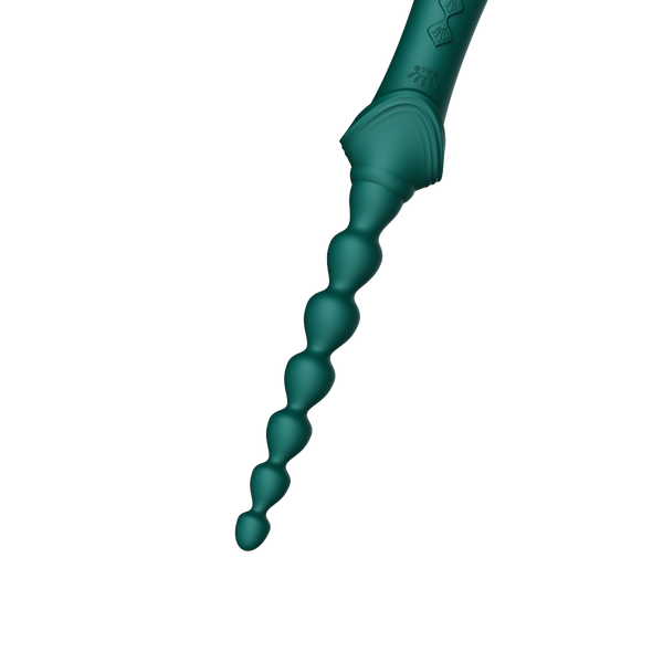 Багатофункціональний Вібратор Bess 2 Турquoise Green Zalo