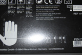 Black surgical latex gloves