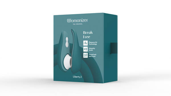 Стимулятор клітора Liberty 2 Dark Petrol Womanizer