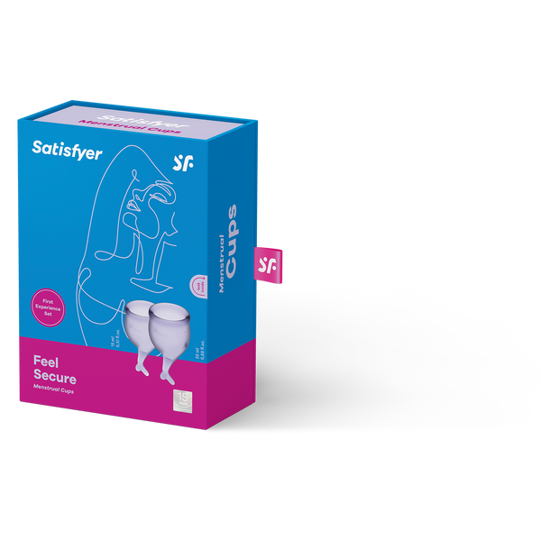Kubeczki Menstruacyjne Feel Secure Menstrual Cup Set Satisfyer