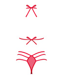 Obsessive red lingerie set Giftella S/M