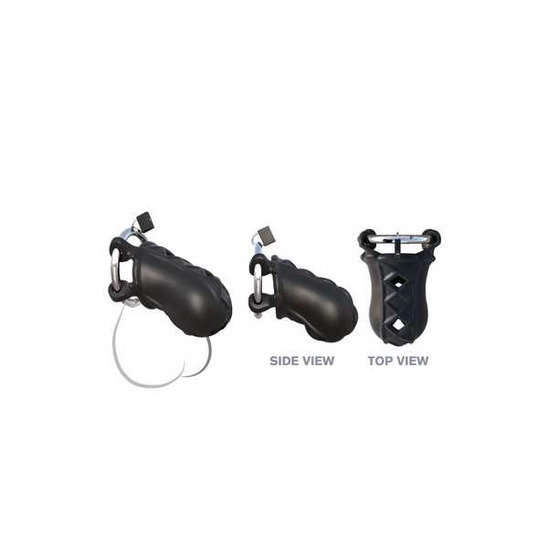 Klatka Na Penisa Fantasy C-Ringz Extreme Silicone Cock Blocker Pipedream