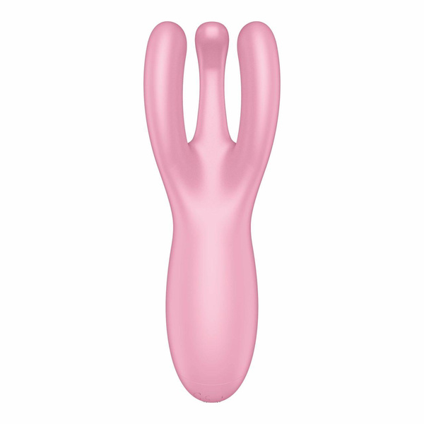 Wibrator do łechtaczki Threesome 4 Connect App Pink Satisfyer