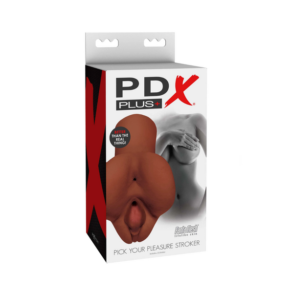 Мастурбатор Pdx Plus Pick Your Pleasure Stroker Brown Pipedream