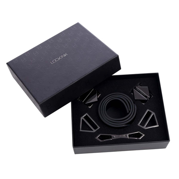 Наручники Ankle And Wrist Cuffs Set Black LOCKINK