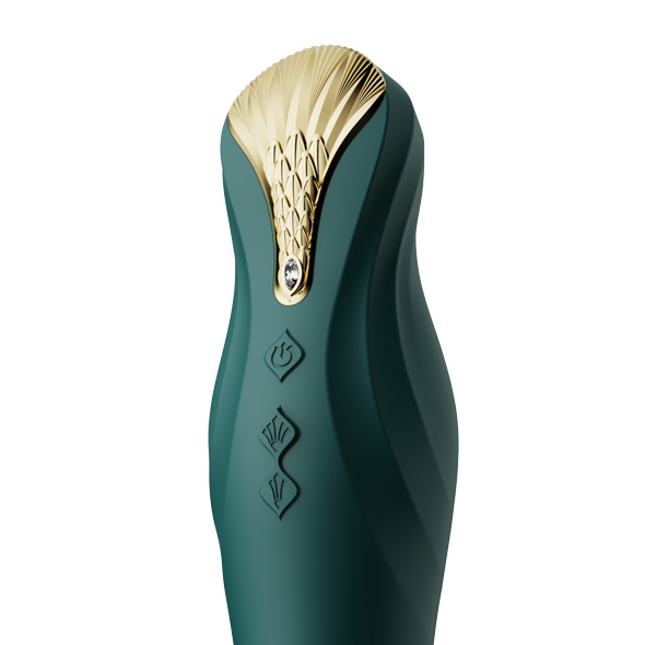 Wibrator Zalo King Vibrating Thruster Turquoise Green