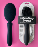 Вібруюча щітка для волосся Vibrating Brush Black Vibraliss