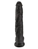 14' Cock With Balls Black Dildo Z Jądrami Czarne 35Cm King Cock