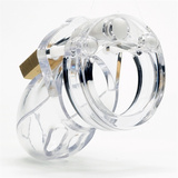 Poliwęglanowy Pas Cnoty Mr Stubb Chastity Cage Clear CB-X