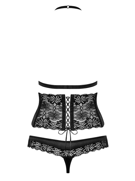 846-Seg-1 Комплект 3-Частинний Чорний L/Xl Obsessive