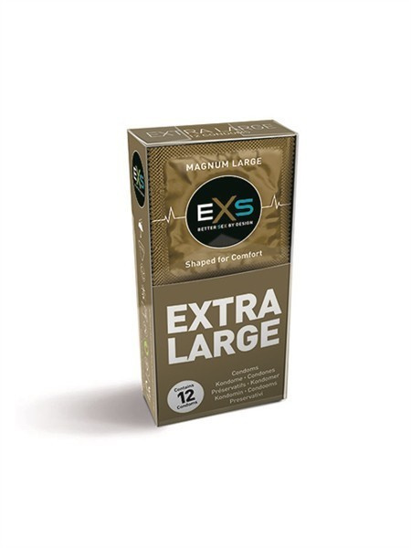 EXS thin latex condoms XL - 12 pcs.