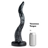 Dildo Venomous Tongue Soft Black Vac XL Mr Hankeys 