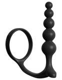 Перстень ерекційний з намистинами Ass-Gasm Cockring Anal Beads AFC