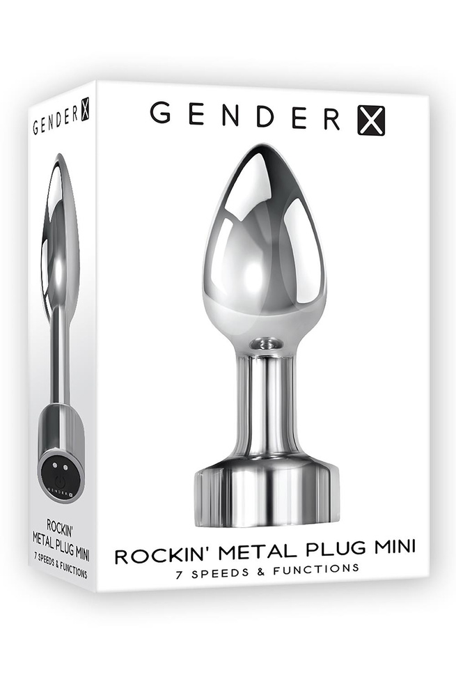 Gender X korek analny Rockin Metal Plug Mini