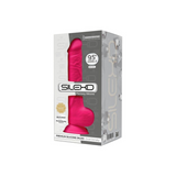 Silexd Silicone Dildo 24 cm Fuchsia
