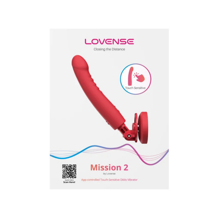 Lovense wibrujące dildo Mission 2