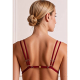 Komplet bielizny BELISSANA SET burgundy L Passion