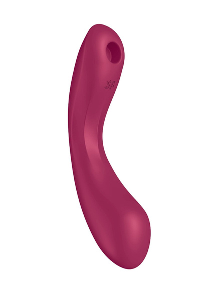 Багатофункціональний вібратор Curvy Trinity 1 червоний Satisfyer