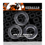 Набір кілець Willy Rings Cockrings 3 Pcs Clear Oxballs