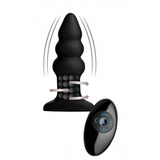 Wibrujący Korek Analny Model I Rippled Rimmer Plug With Remote Rimmers
