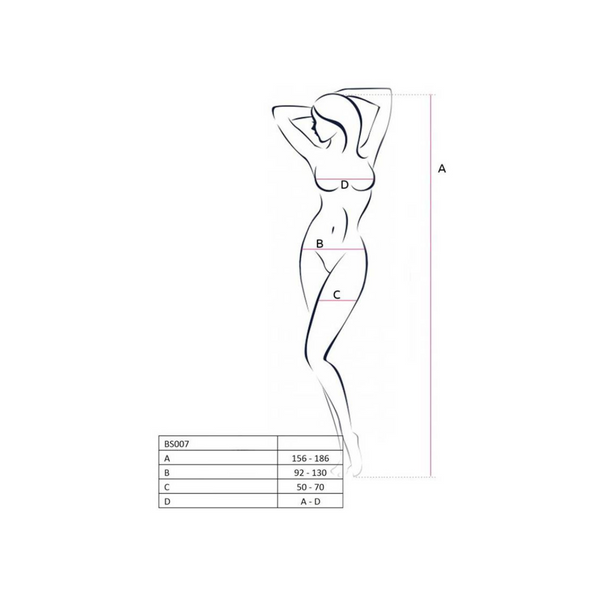 Bodystocking BS103 Black Passion