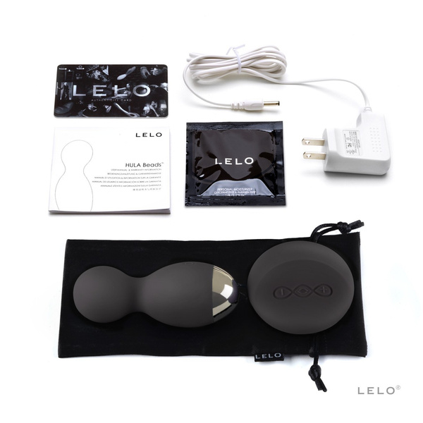 Jajeczko Wibrujące Hula Beads Black Lelo
