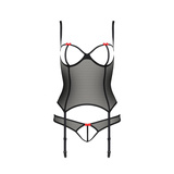 Gorset HEIDI CORSET black S/M Passion
