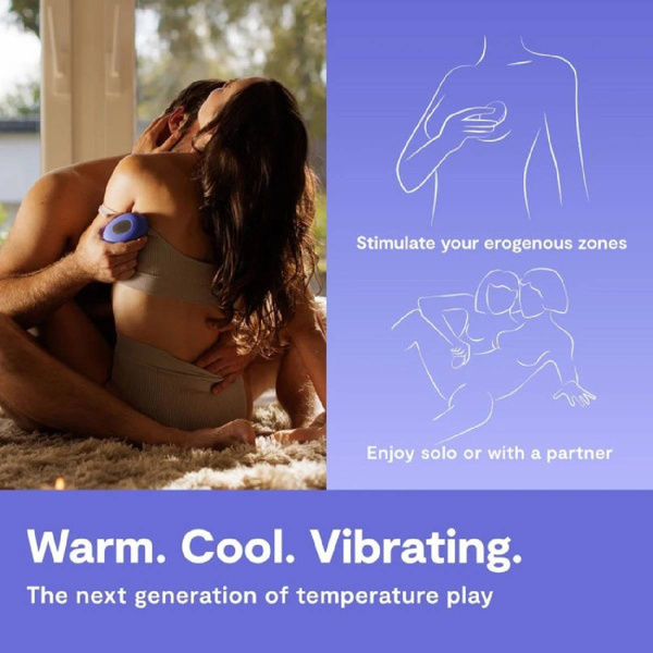Wibrator z funkcją grzania i chłodzenia Temp Lavender Blue We-Vibe