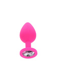 ToyJoy Anal Play Diamond Booty Jewel Medium Pink
