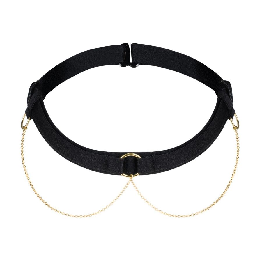 Petitenoir Choker with golden chains