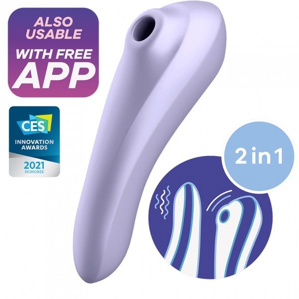 Bezdotykowy stymulator łechtaczki z wibratorem Satisfyer Dual Pleasure 