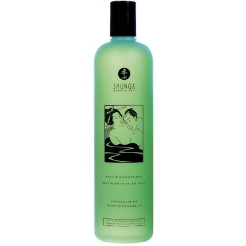 Jadany żel do kąpieli miętowy Shunga Bath & Shower Gel Sensual Mint 500 ml